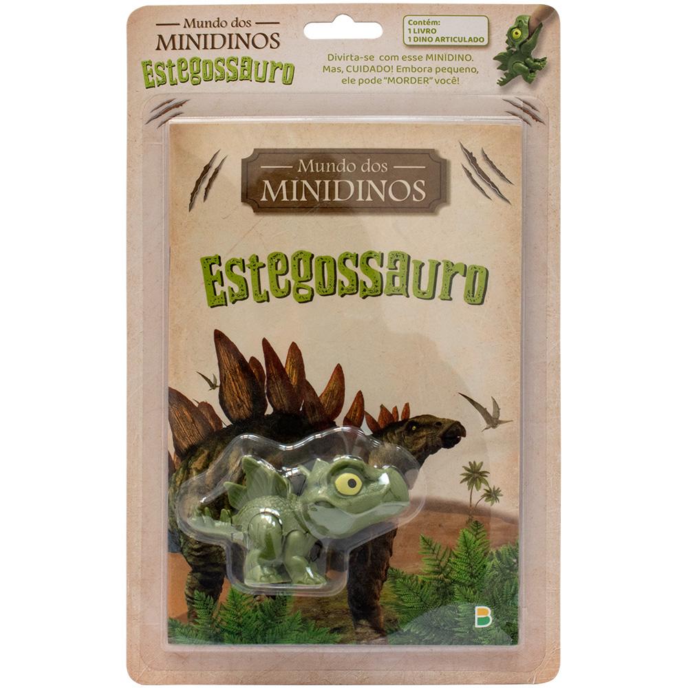 9788537656174 MUNDO DOS MINIDINOS: ESTEGOSSAURO - Imagem 1