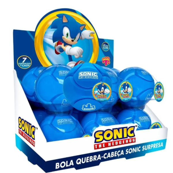 BOLA SURPRESA QUEBRA-CABEÇA SONIC