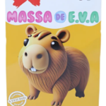MASSINHA DE EVA CRIATIVA CAPIVARA C/04 CORES 28 G