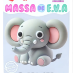MASSINHA DE EVA CRIATIVA ELEFANTE C/04 CORES 28 G