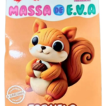 MASSINHA DE EVA CRIATIVA ESQUILO C/04 CORES 28 G