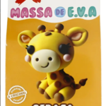 MASSINHA DE EVA CRIATIVA GIRAFA C/04 CORES 28 G