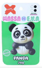 MASSINHA DE EVA CRIATIVA PANDA C/04 CORES 28 G