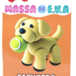 MASSINHA DE EVA CRIATIVA CACHORRO C/04 CORES 28 G