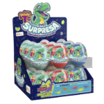 SLIME OVO SURPRESA DINOSSAURO BRILHA NO ESCURO
