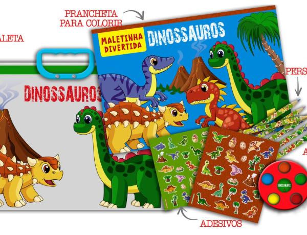 DINOSSAUROS MALETINHA DIVERTIDA